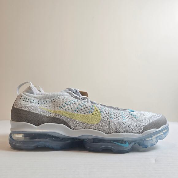 Nike Air Vapormax 2023 Flyknit Sneakers Mens Size 12 Photon Dust Life Lime